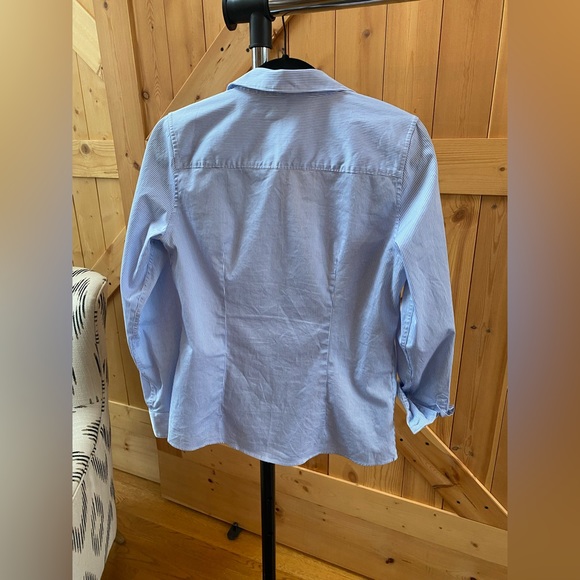 The Limited blue and white stripe button down. - Picture 2 of 4